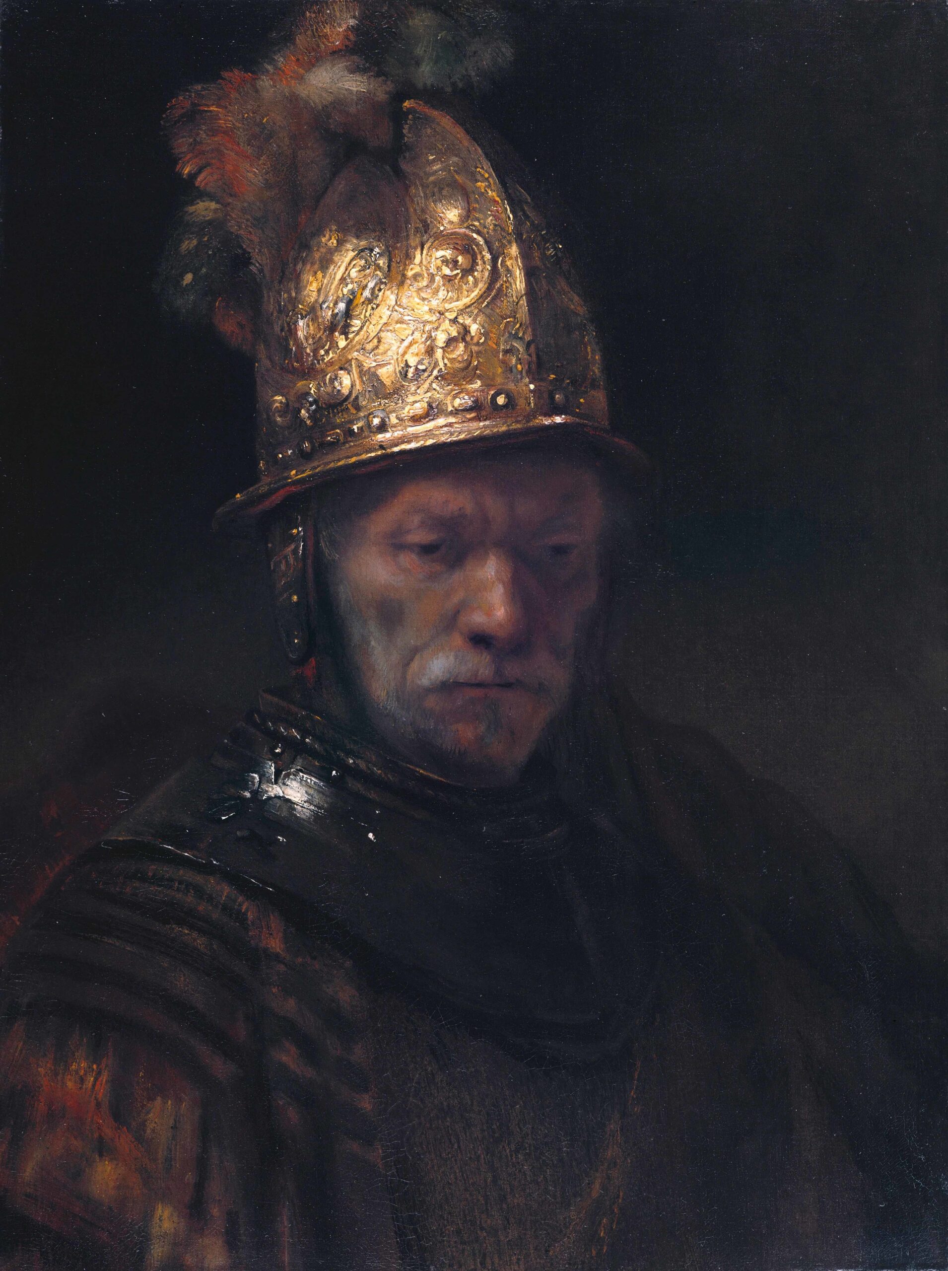 10 Anoniem Man met gouden helm ca 1650 Gemäldegalerie Berlijn kopie