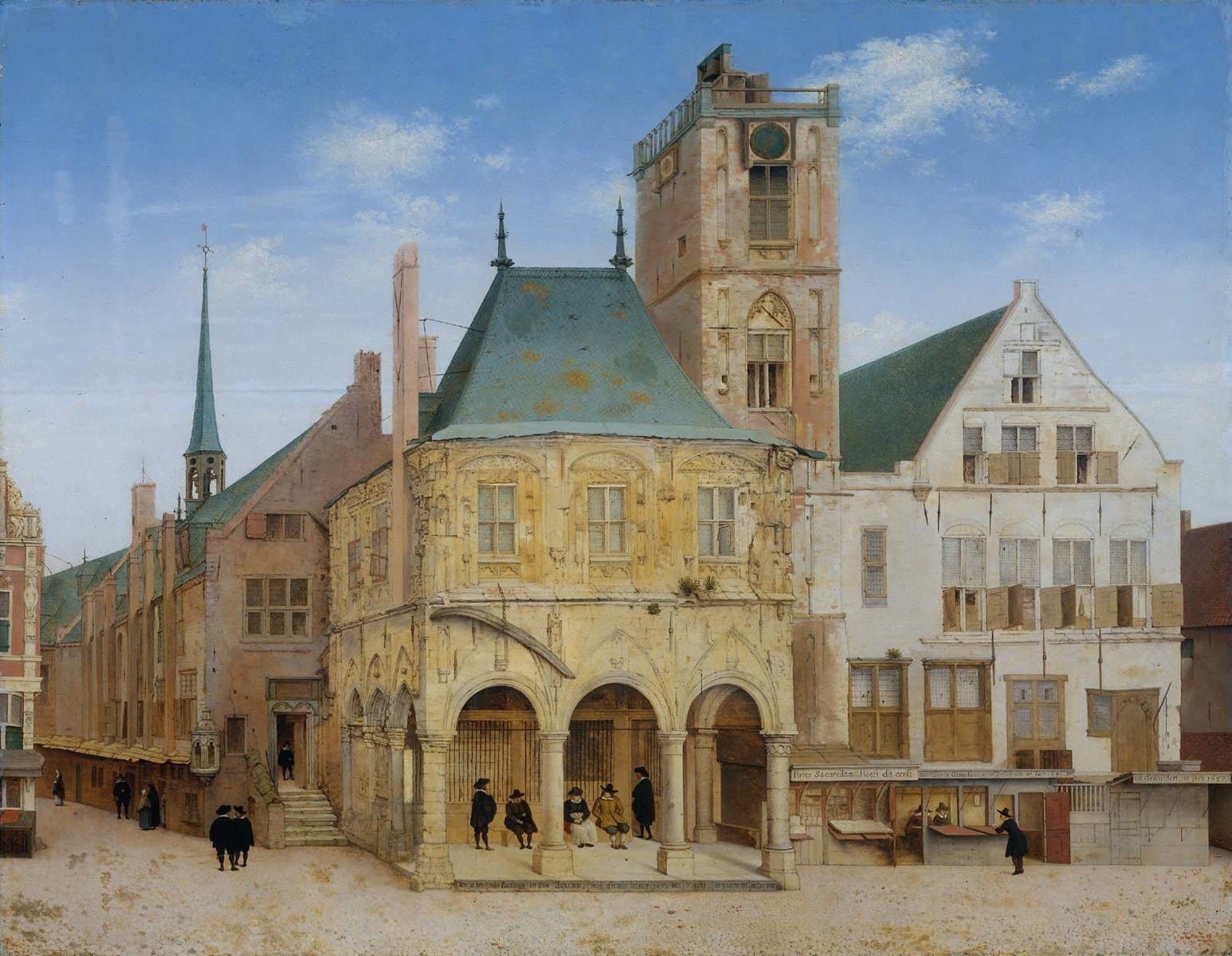 1546px Saenredam Het oude stadhuis te Amsterdam