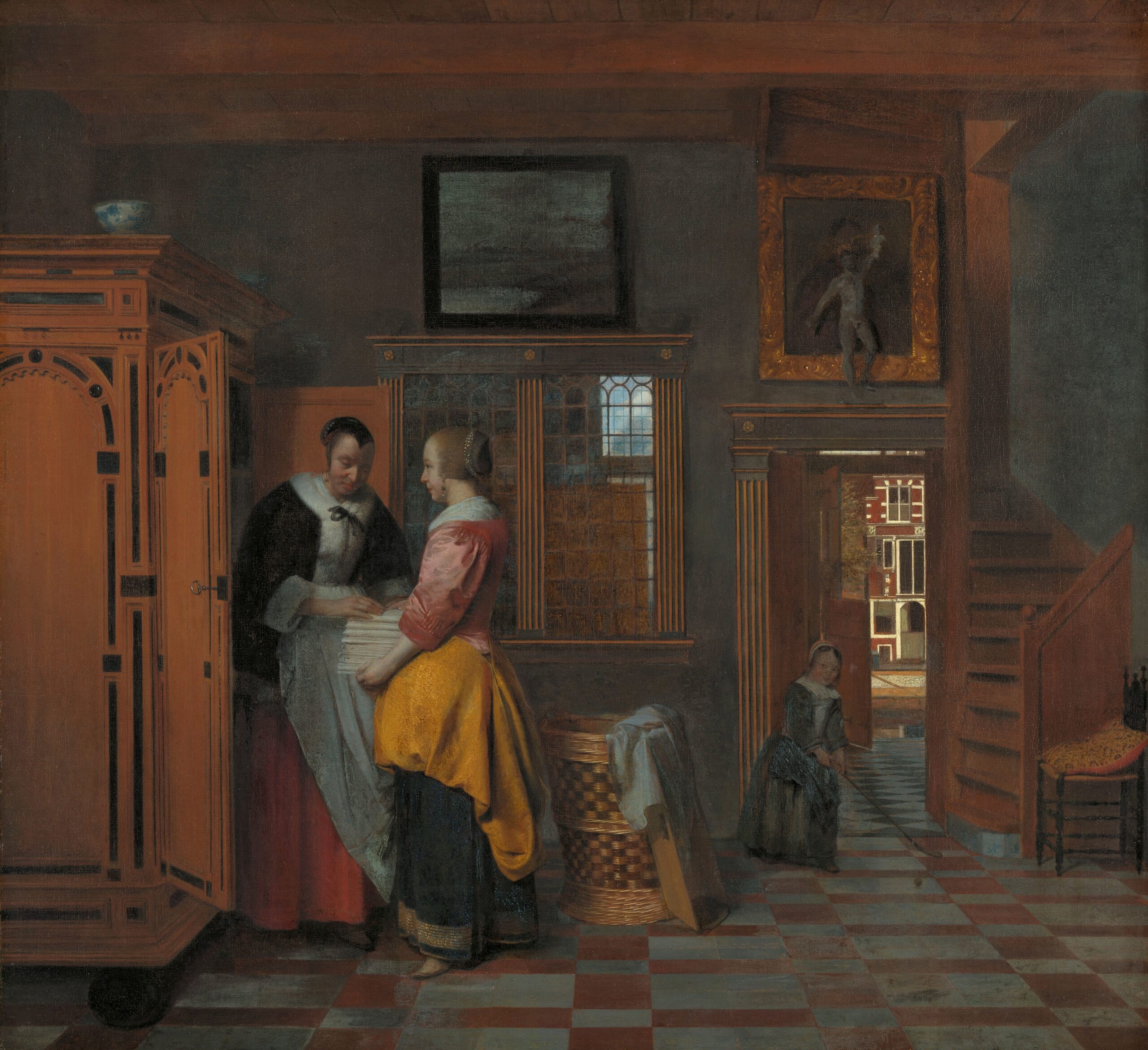 3 Pieter de Hooch De linnenkast 1663 Rijksmuseum Amsterdam