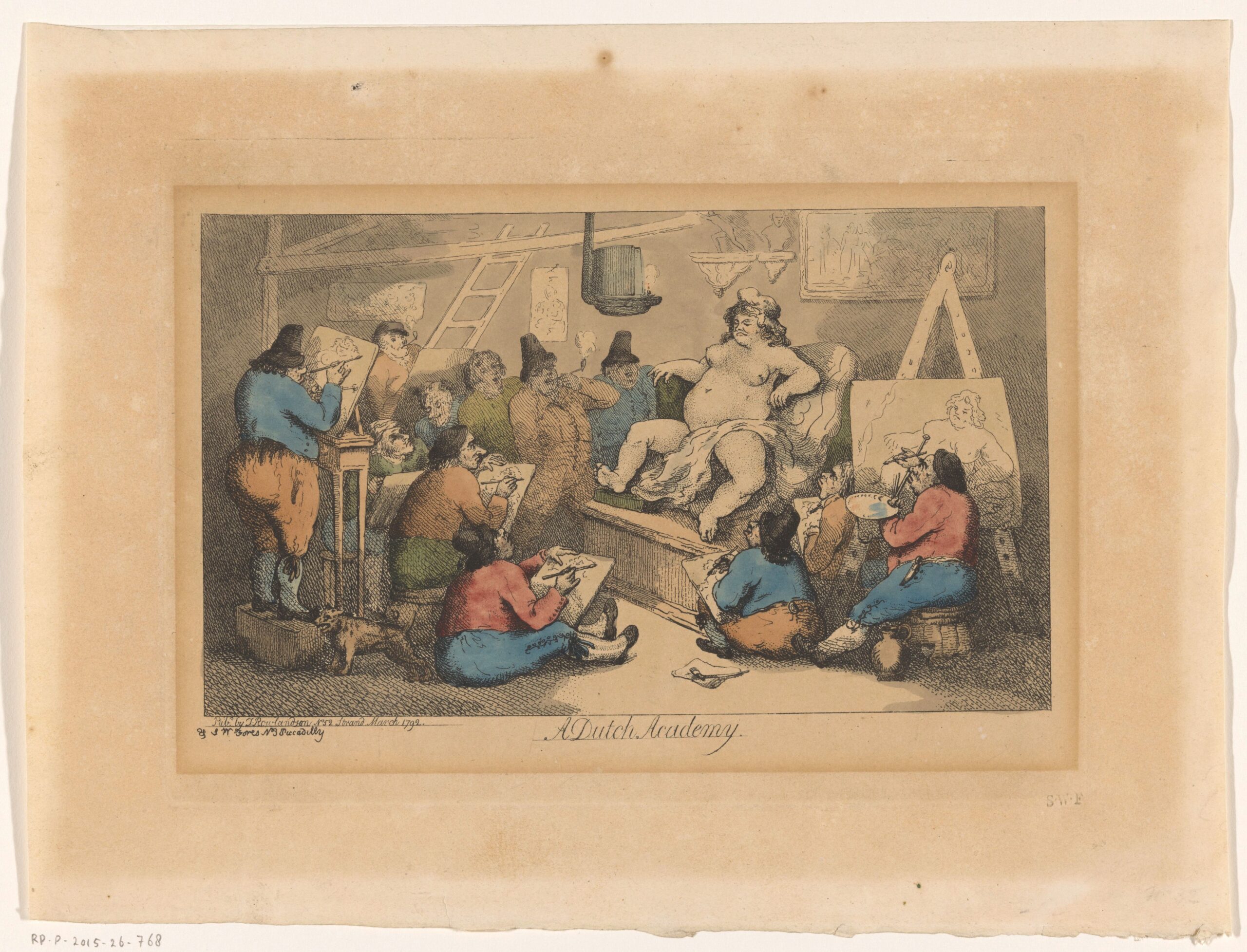 3 A Thomas Rowlandson dutch academy