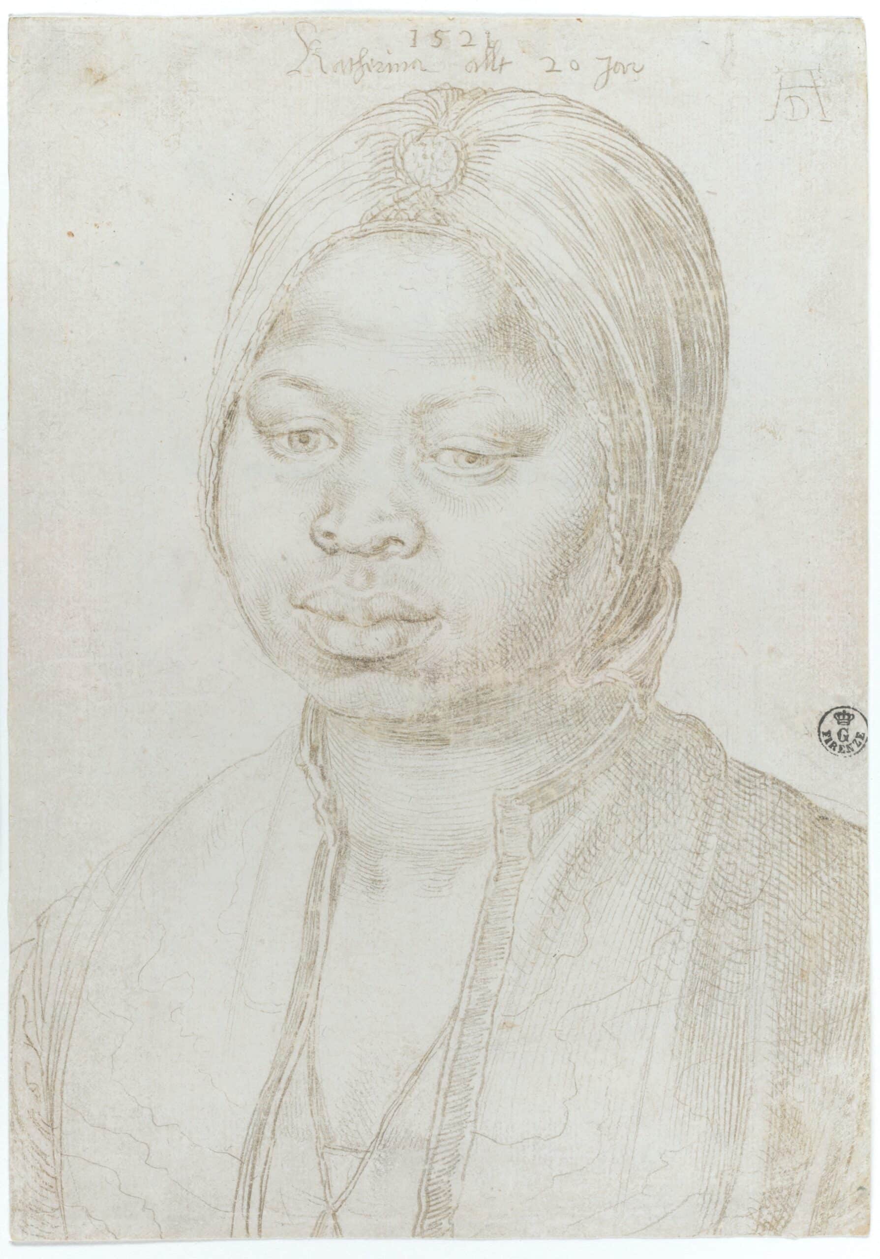 6 Dürer Portret van de twintigjarige Katharina