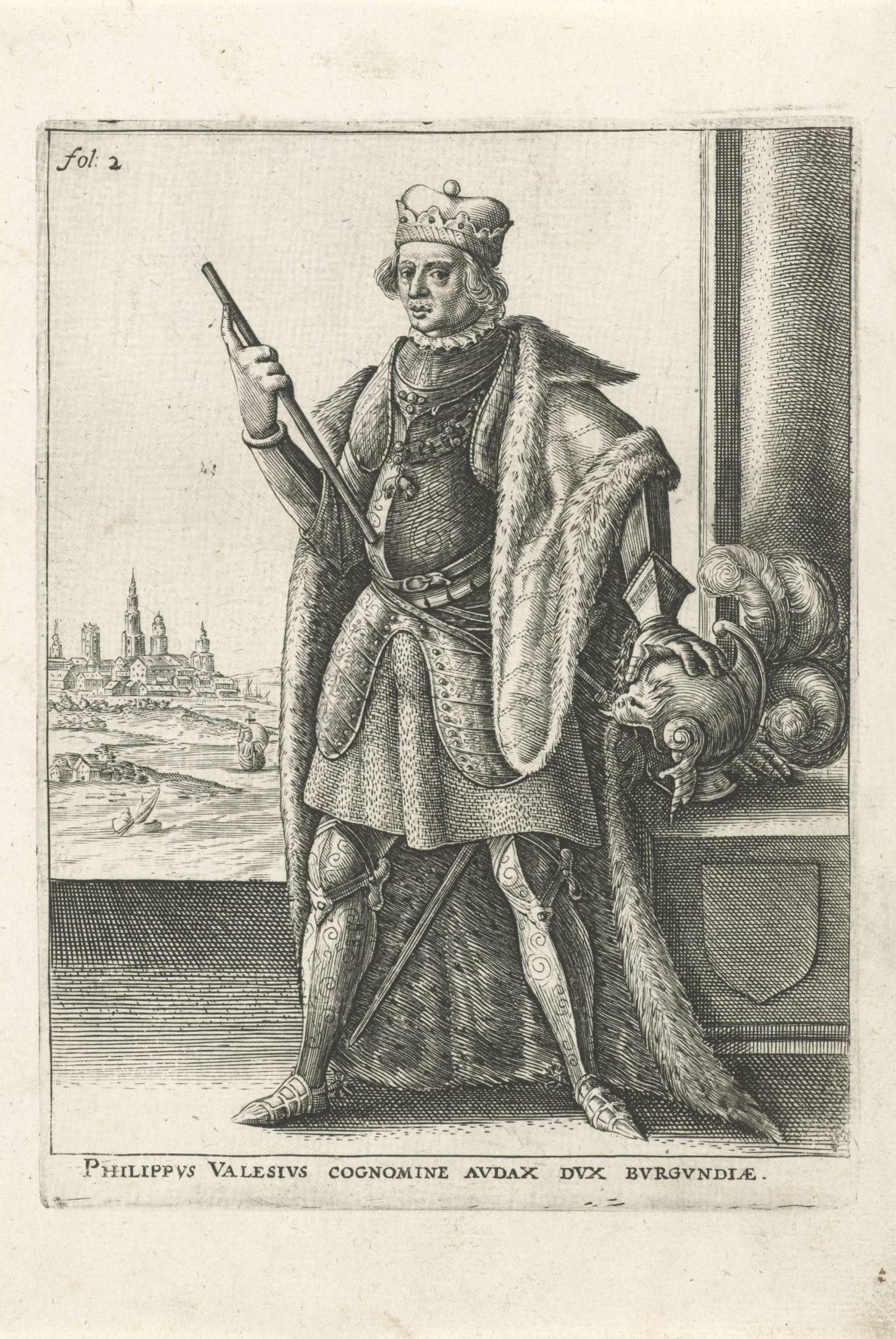 6 Portret van Filips de Stoute Simon van de Passe 1605 1647 verkleind