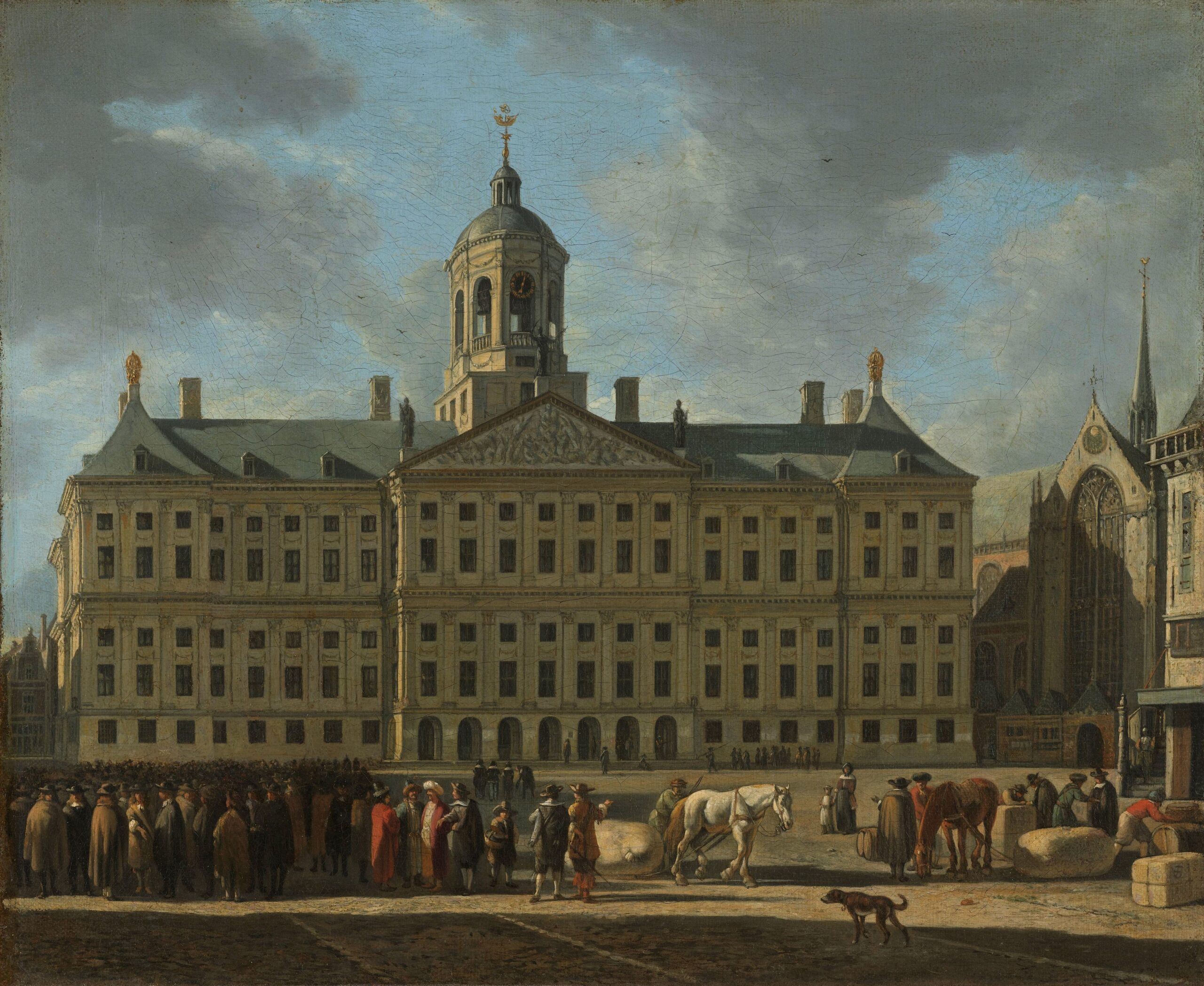 7 Gerrit Adriaensz Berckheyde Stadhuis op de dam 1672 Rijksmuseum Amsterdam