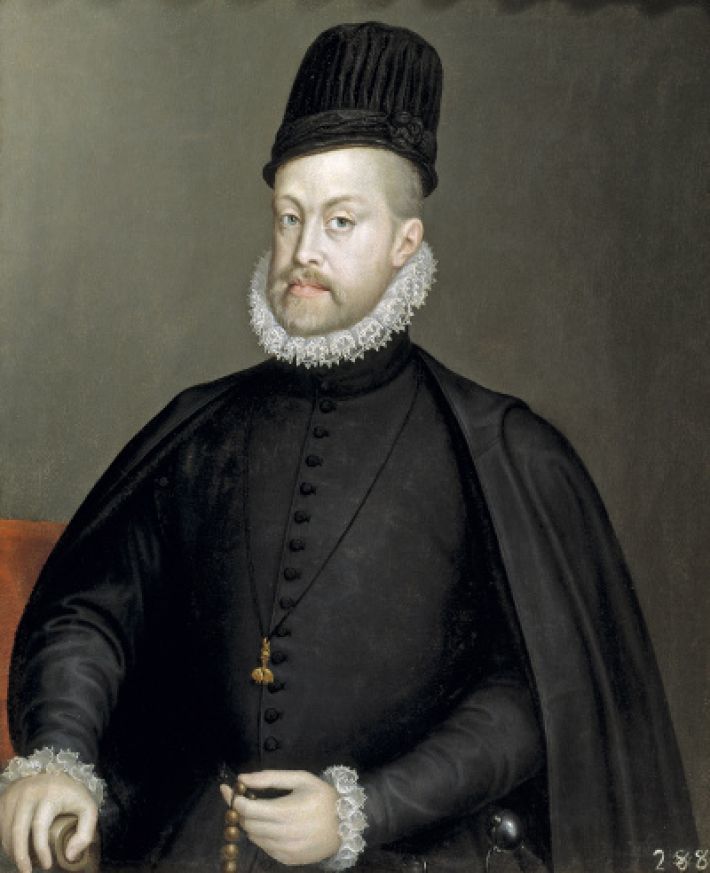 ANGUISSOLA Sofonisba Anguissola Portret van Filips II van Spanje Prado