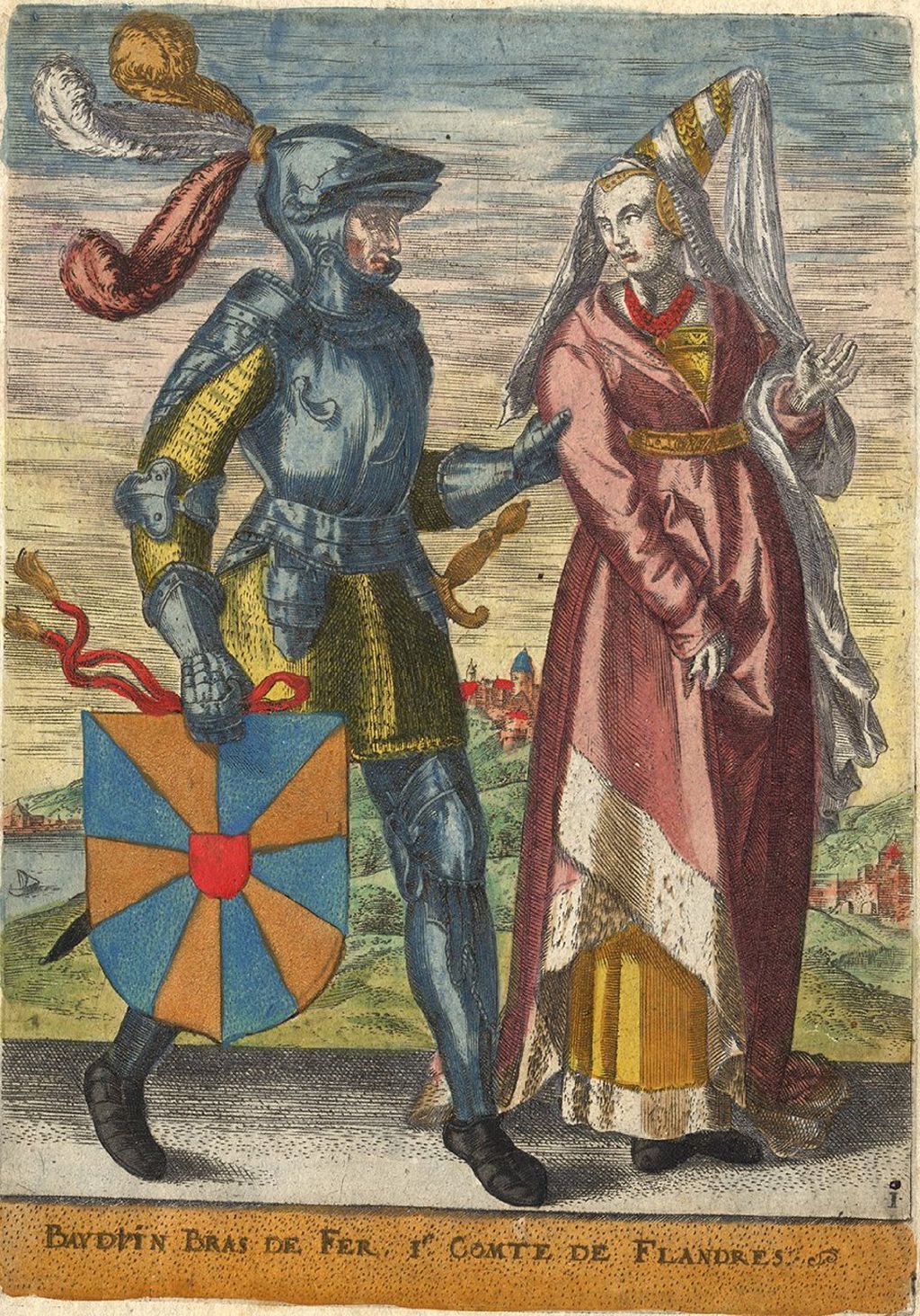 Baldwin I and Judith of France