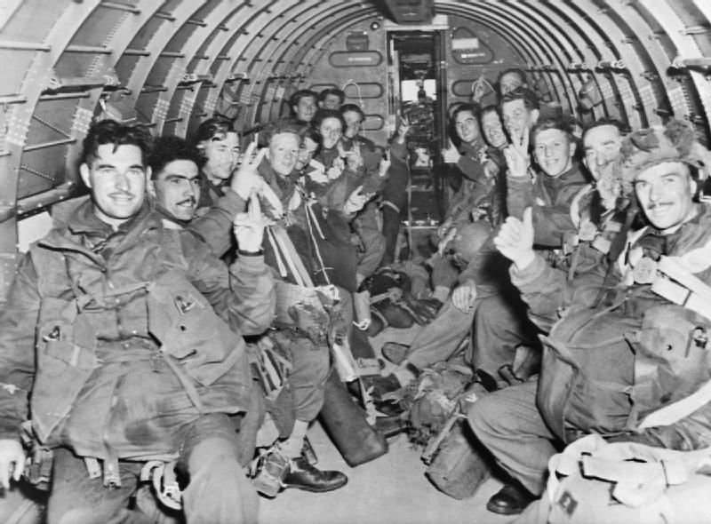 British_Paratroops_inside_one_of_the_C-47_transport_aircraft-British-Army