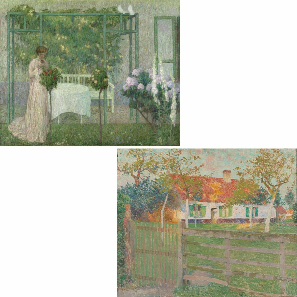 Collage Emile Claus en Gustave De Smet c Phoebus en Kunstmuseum Den Haag