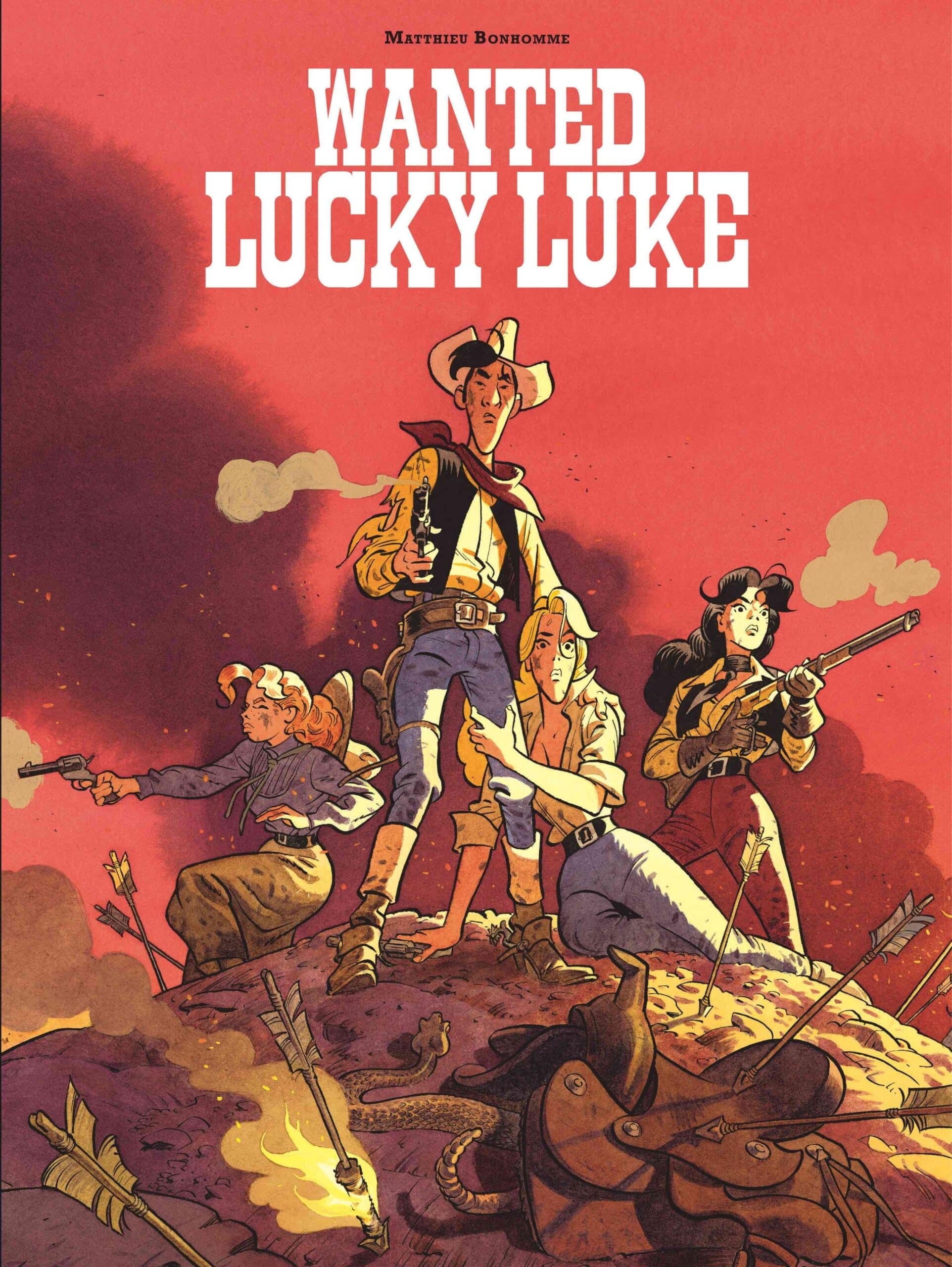 Cover Wanted Lucky Luke Dargaud