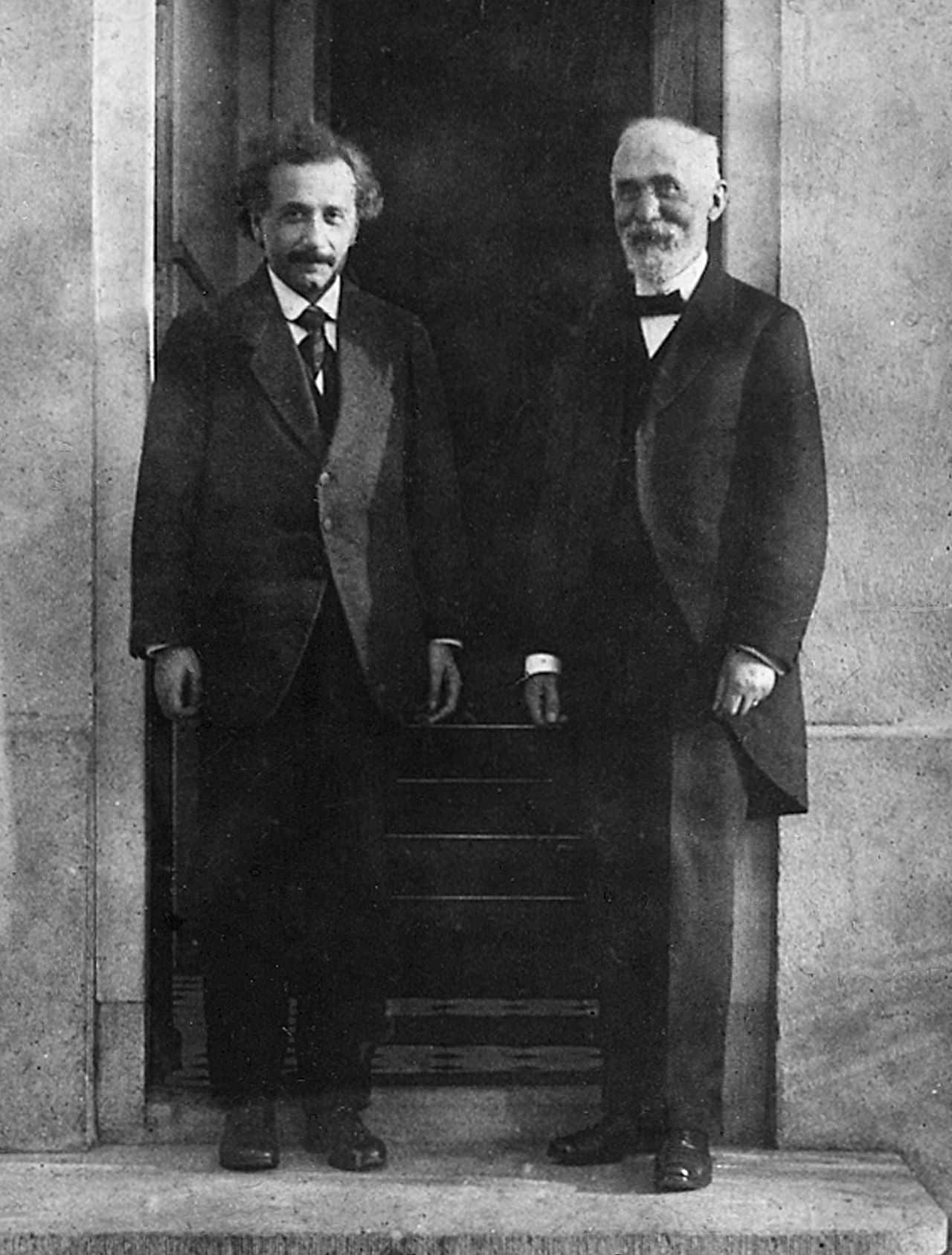 Einstein en Lorentz Leiden 1921