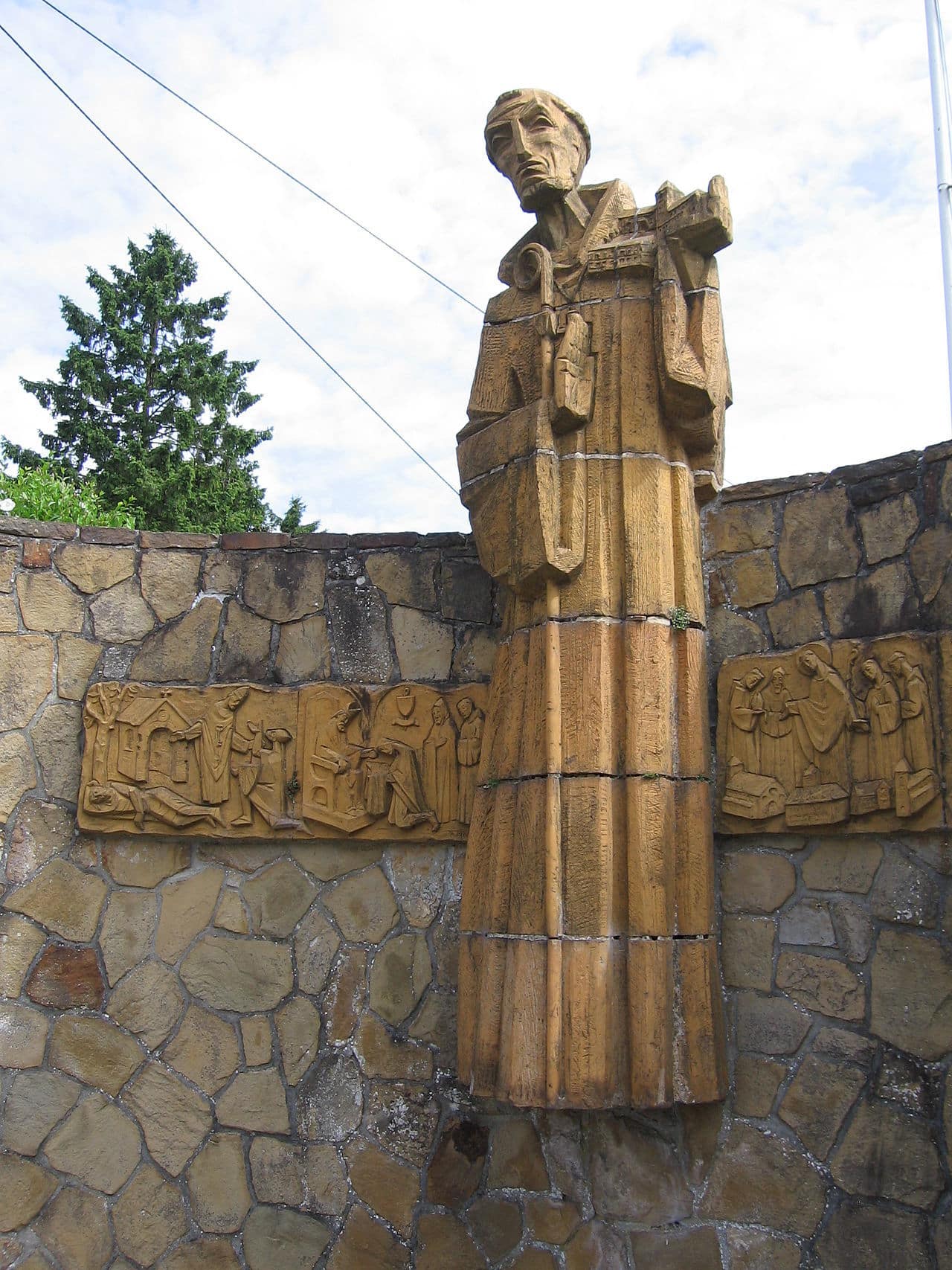 Gérard de Brogne Statue moderne