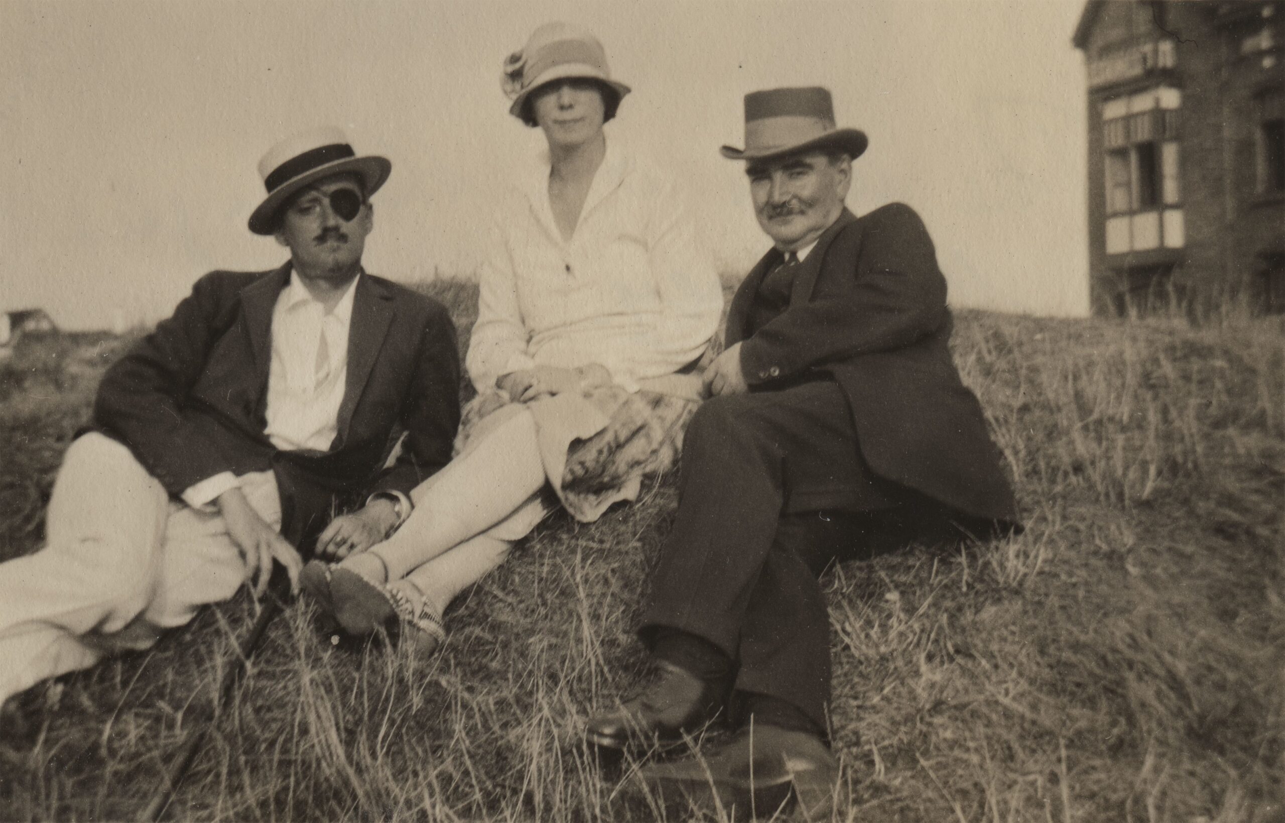 James Nora Joyce with Patrick Hoey Belgian Coast Summer 1926