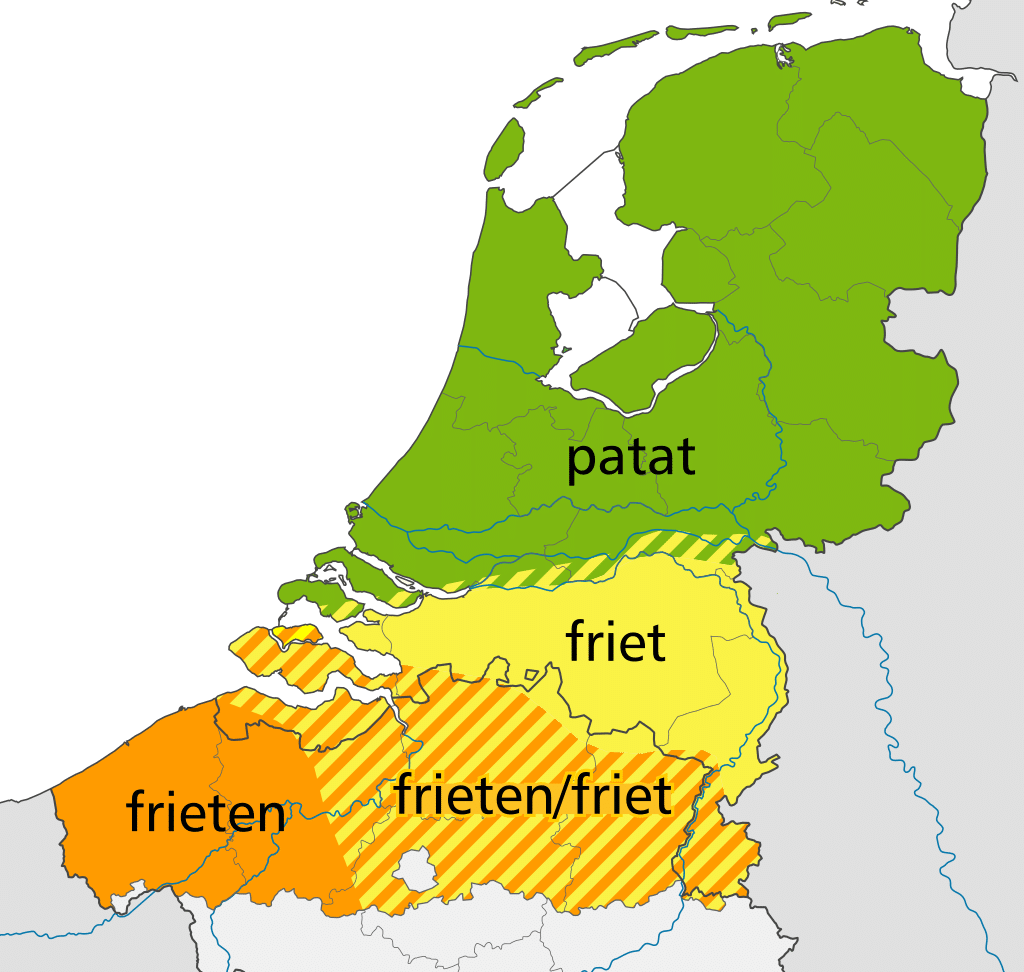 Kaart patat friet frieten svg