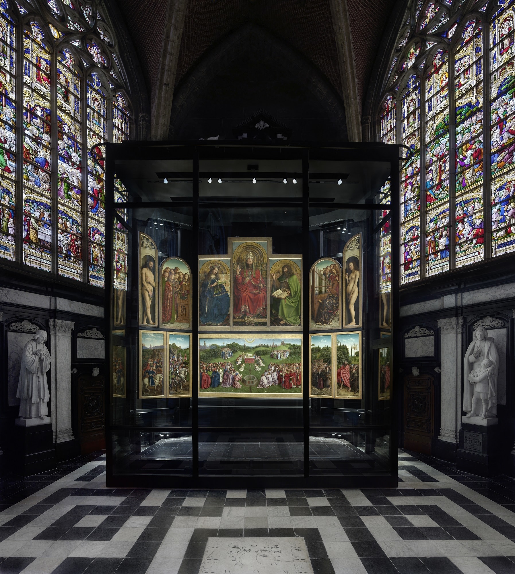 Lam Godsopen Sint Baafskathedraal Gentcwww artinflanders befoto Cedric Verhelst