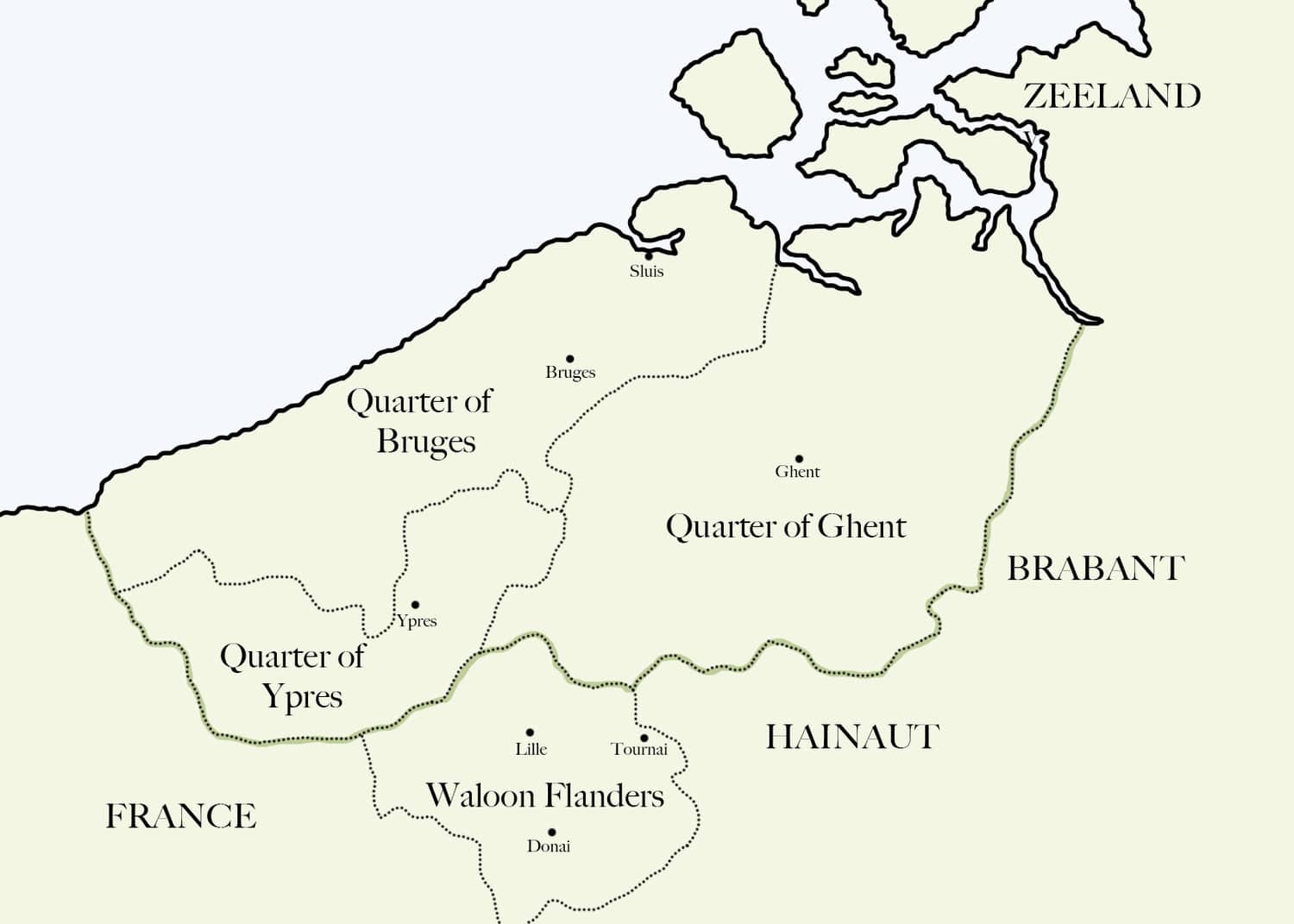 Mapof Flanders