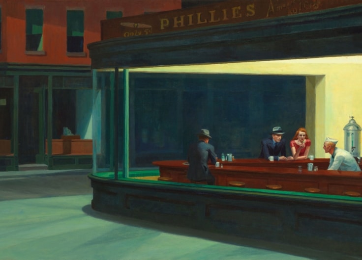 Nighthawks by Edward Hopper 1942