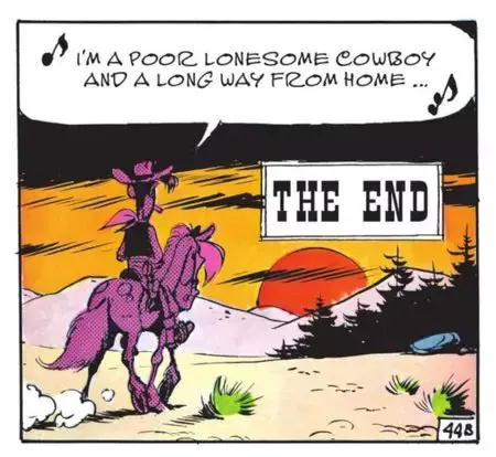 Poor lonesome cowboy lucky luke 75 the end