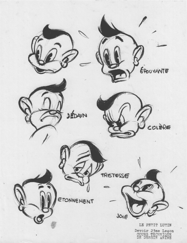 Sketches by Morris for Le Cadeau de la fée 1946 Lucky Comics 2023