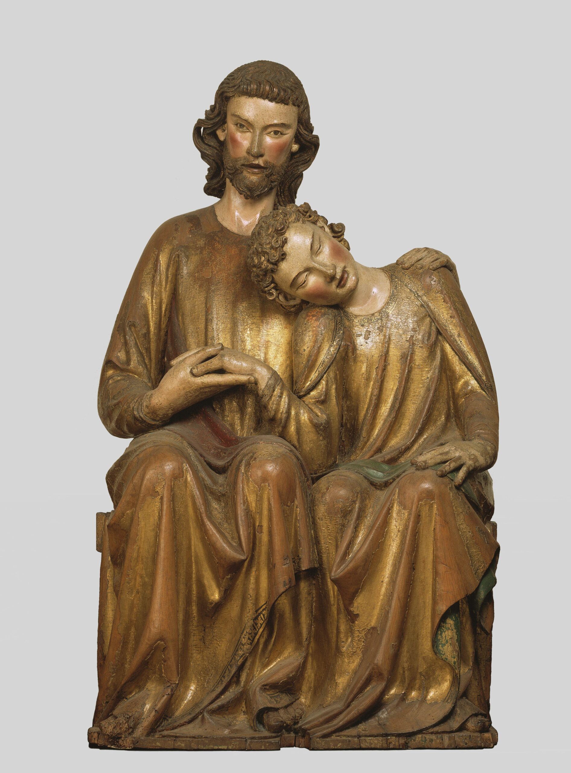 Topstuk_Meester-Heinrich-von-Konstanz_Christus-Johannesgroep_ca-1280-1290__c_Museum Mayervanden Bergh