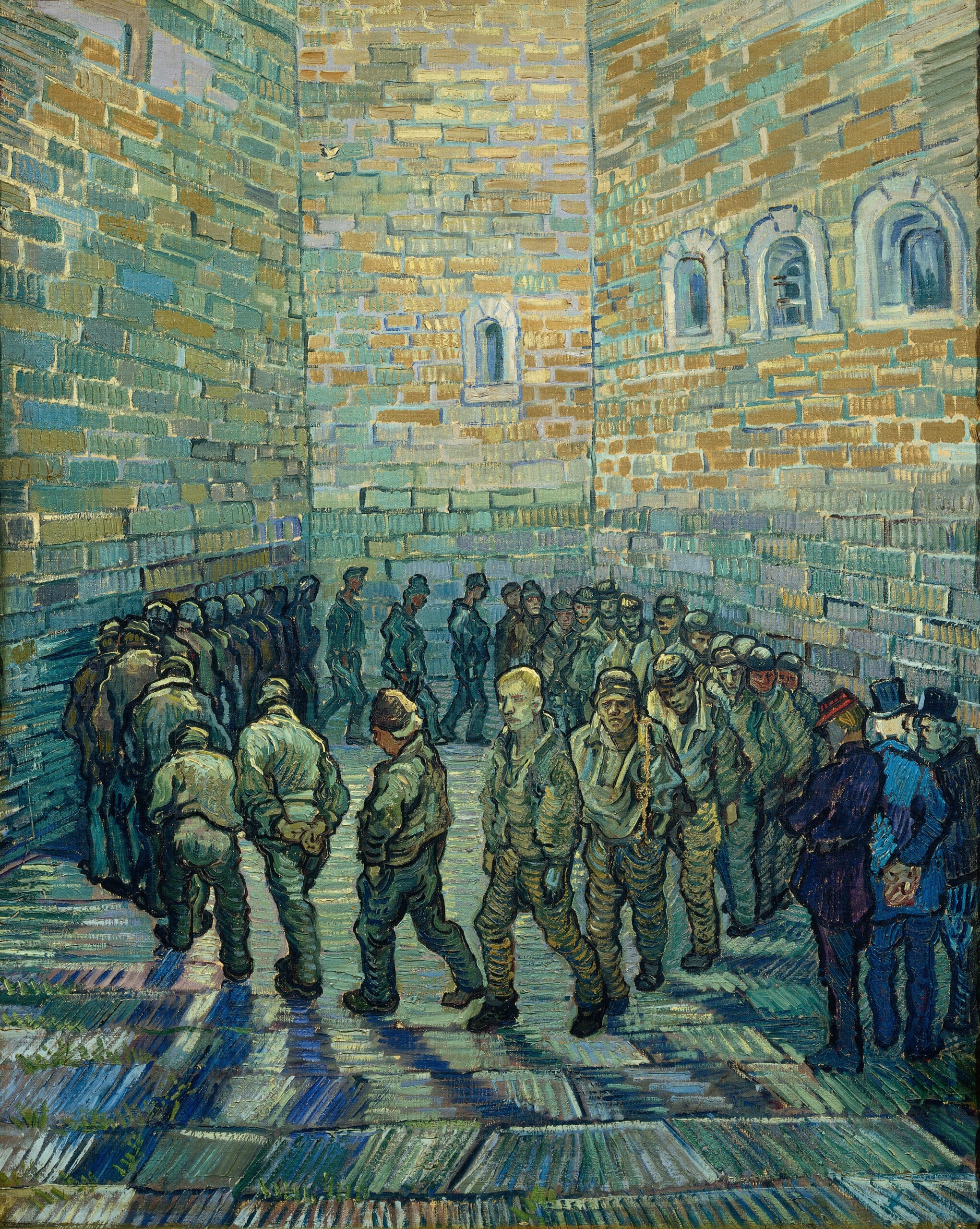 Vincent-van-Gogh-The-Prison-Courtyard