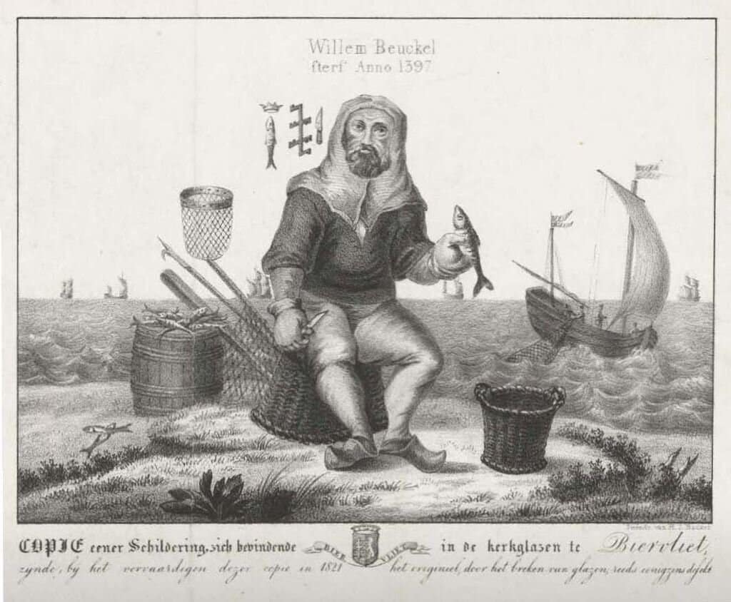 Willem Beuckel lithograph 1821