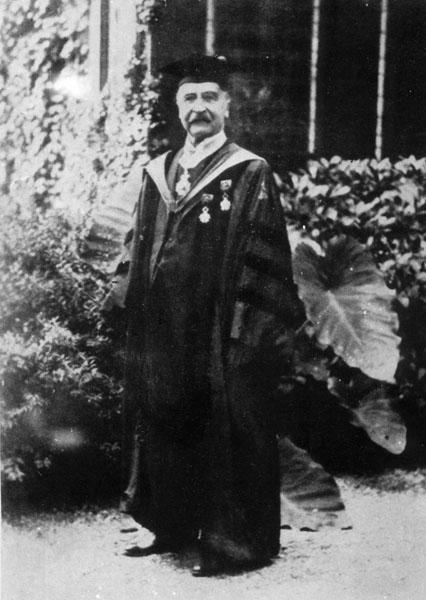 Als doctor honoris causa in 1939 collectie universiteitsarchief gent