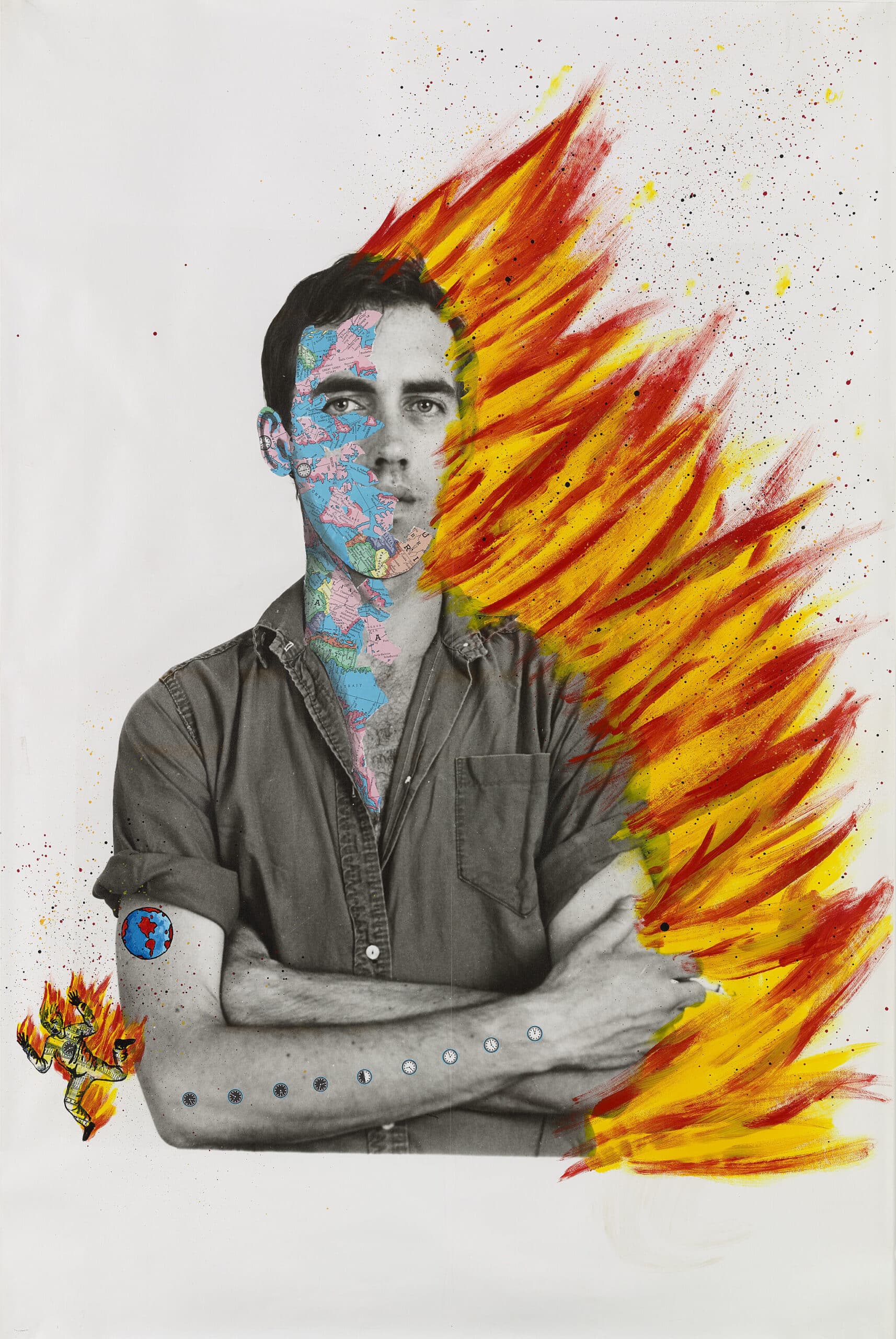 Large Portrait Self Portrait of David Wojnarowicz 1983 85 2