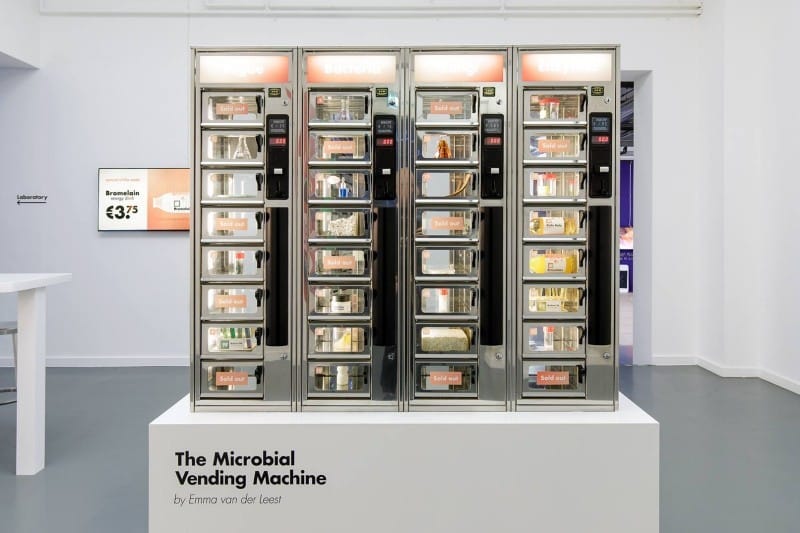 Microbial vending machine bluecity lab rotterdam emma van der leest