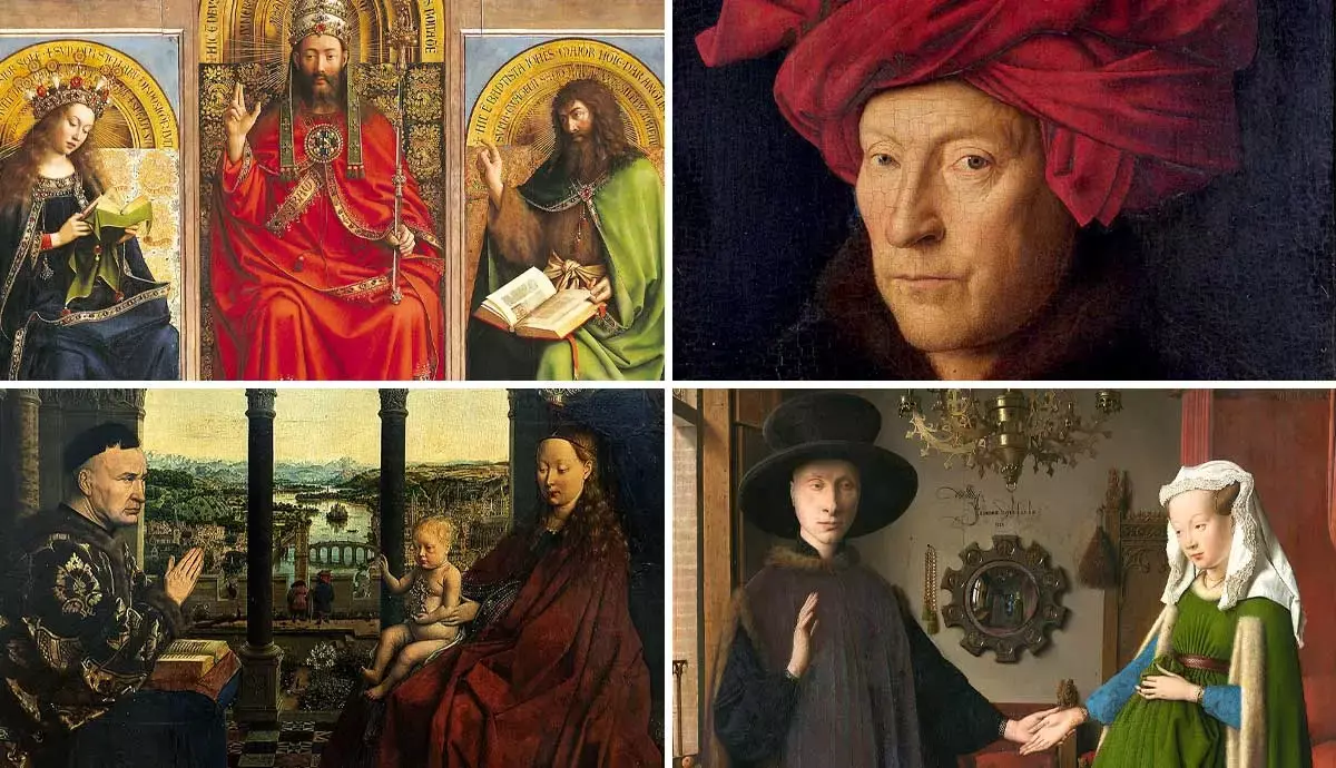 Most famous paintings by jan van eyck