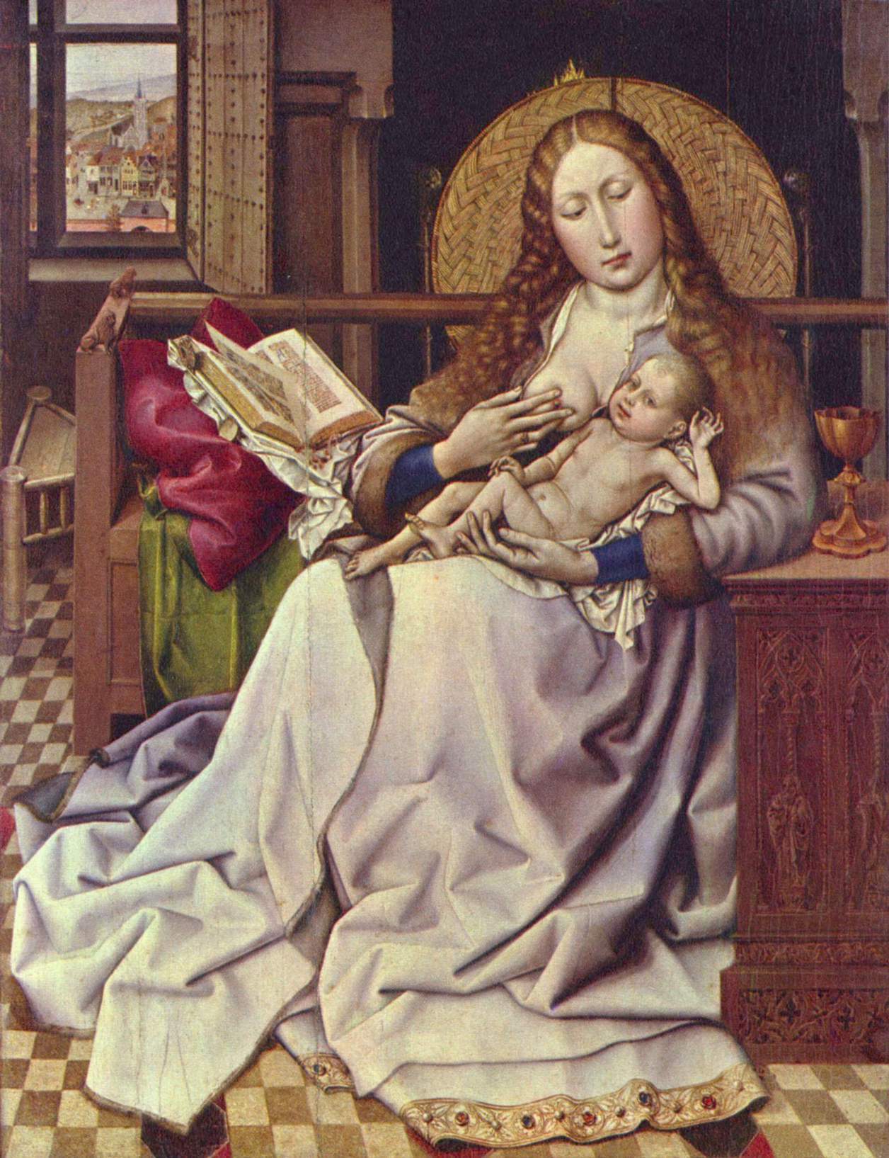 Virgin-and-child-before-a-firescreen